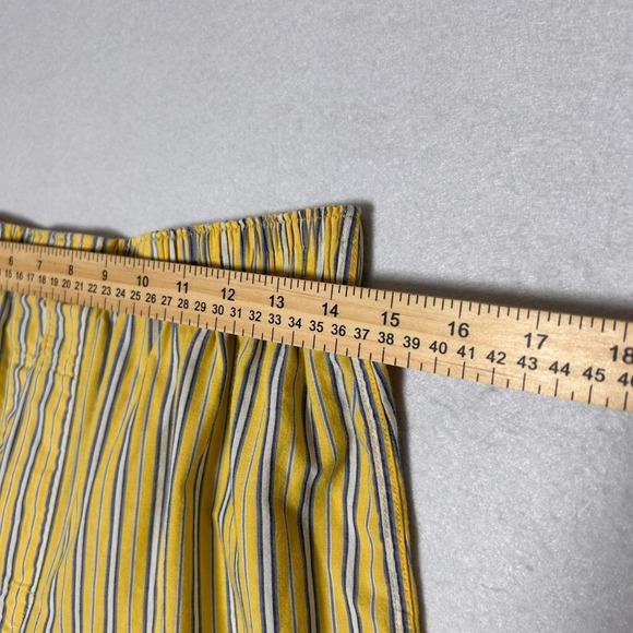 Polo Ralph Lauren Yellow Striped Classic Fit Preppy Cotton Boxer Shorts Lounge M - Picture 6 of 11